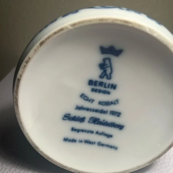 Made in west Germany - Berlin design ECHT KOBALT mug 💙💙💙💙 - Picture 2 of 4